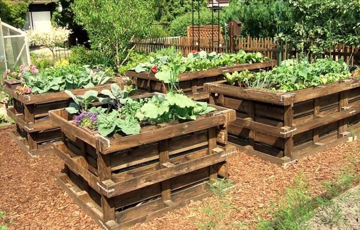 Building Upcycled Raised Garden Beds