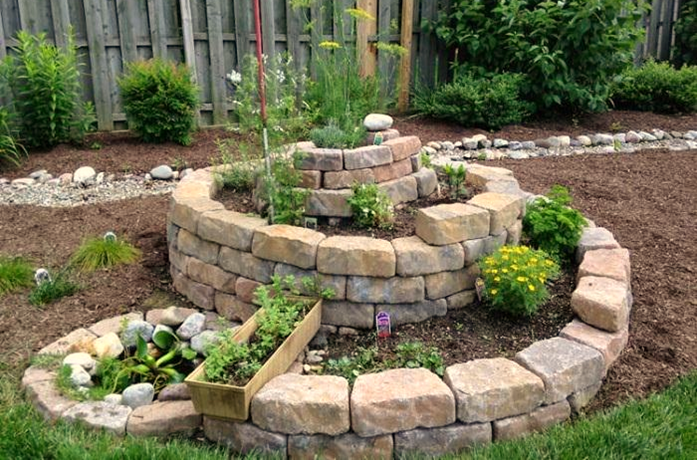 Spiral Garden Beds